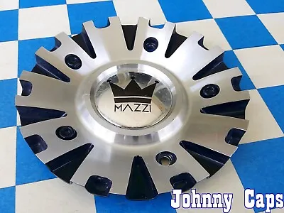 MAZZI Wheels [52] Metal Center Cap # C-353-1 / C10363B01 < SILVER/BLACK (QTY. 1) • $41.14